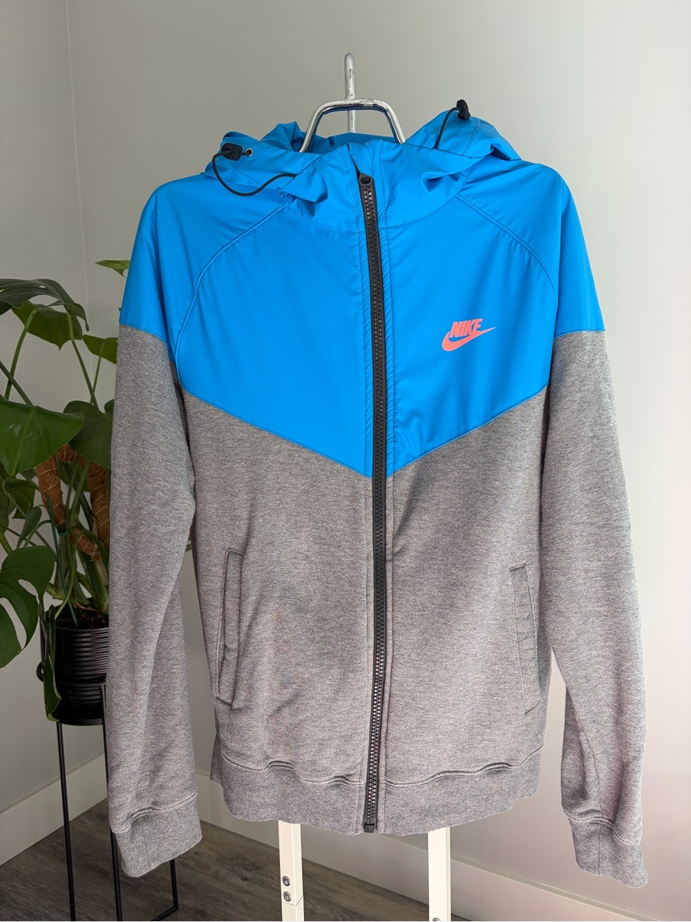 Nike Blue & Gray Full Zip Hoodie